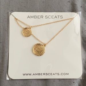 Amber Sceats Double Coin Necklace